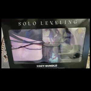 Solo Leveling Cozy Bundle - Purple Anime Mug & Blanket Set